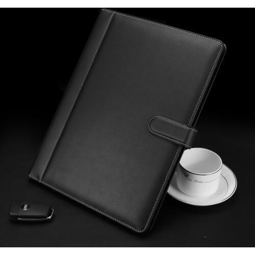 High-level A4 filing folder for documents business contract conference folder holder with notepad paper clip mobile pocket 1314A