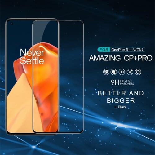 For OnePlus 9 IN/CN NILLKIN Fully Covered CP+PRO Tempered Glass Screen Protector