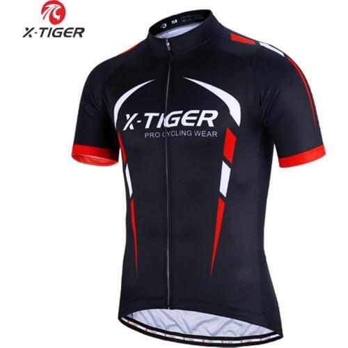 X-TIGER Summer Mountain Bicycle Clothing 100% Polyester Cycling Jersey Maillot Racing Bike Clothes Cycling Clothing