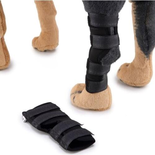 1 Pair Pet Knee Hock Protector Pet Pad Therapeutic Support Shockproof Outdoor Training Protect/Dog Injuries Legs Brace