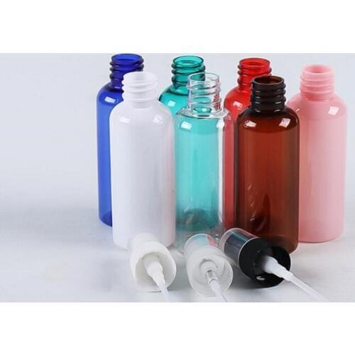 10bottle 50ml/bottle spray bottle cosmetic nozzle plastic Sub bottling bottle cosmetic sunblock Toilet water blow head