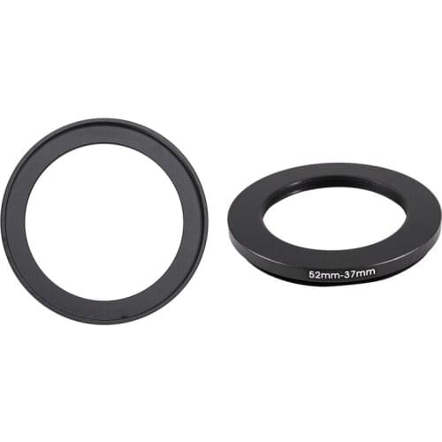 52Mm-37Mm 52Mm To 37Mm Black Step Down Ring Adapter For Camera & Replacement For Adapter Ring 49Mm To 58Mm Black