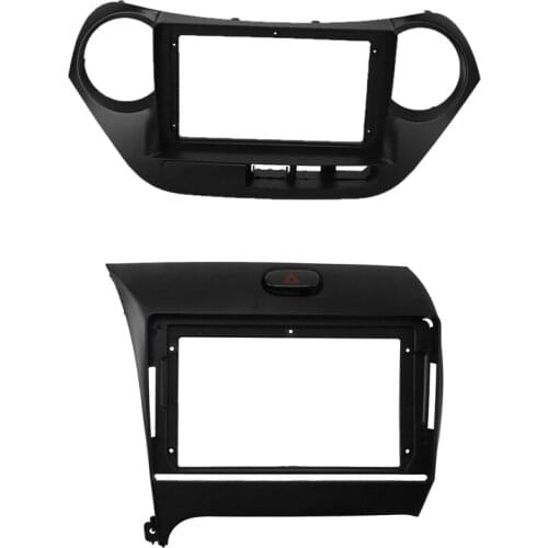 9 Inch Car Dash Mount Installation DVD Frame for KIA K3 2012-2019 & 9 Inch 2Din Car Fascia for HYUNDAI I10 2014-2017