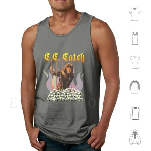 C C Metal Catch Premium Tank Tops Vest Sleeveless C C Metal Catch Premium C C Catch Cc Catch Catch Catch The Catch 90S 80S