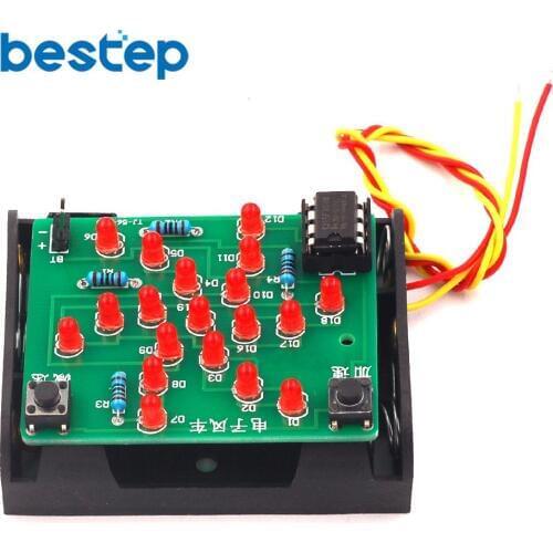 DIY Kit Electronic Windmill Kit DC 5V Funny DIY for Practice Adjustable Speed MCU Design for Soldering Electronic DIY Kit