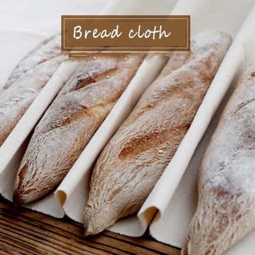 French Fermented Cotton Cloth Proofing Flax Dough Bakers Pans Proving Bread Baguette Baking Mat Pastry Kitchen Tools