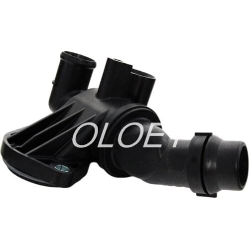 Engine Coolant Thermostat Housing Assembly 06F121111F 06D121111G 11654024036 for Audi A3 Base 2.0 L4 TT
