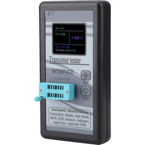 New Professional Digital Transistor Tester High Precision Multi-functional Tester LCD Display Digital Transistor Tester