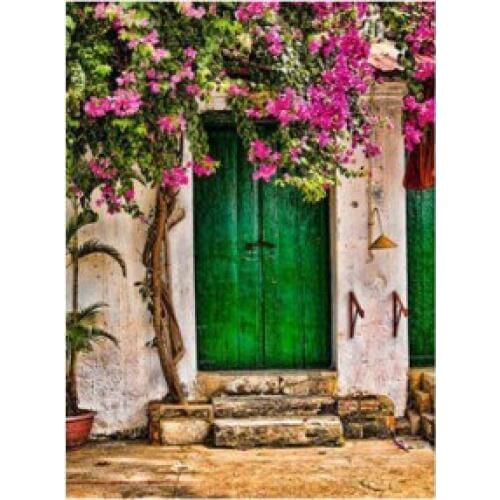Landscape yard diamond painting door flower rhinestone embroidery picture mosaic sticker dimond tapestry wall paper needlework