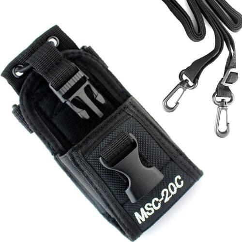 Portable MSC-20C Universal Radio Bag Holder Nylon Pouch Cover Holster Carry Case For Baofeng Kenwood ICOM YAESU Walkie Talkie