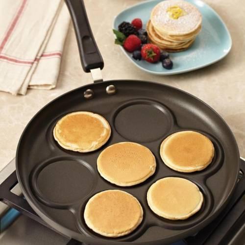 7 compartment Pancakes Frying Pan 28 Cm Black pancakes Hash Browns Pan 2801-4 Seven-hole Pancake Breakfast Pan