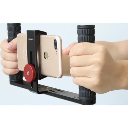 HandheldRig Filmmaking Making Rig Stabilizer/Steadicam Bracket Holder Cradle Phone Clip for iPhone,Smartphones Video Rig