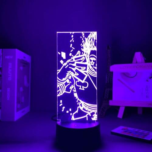 Hunter X Hunter Hisoka Led Panel Lights Anime Light Valentines Day Gift Led Lighting Night Light For Children USB Light