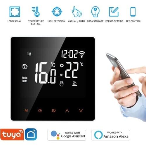Tuya WiFi Smart Thermostat For Water/Electric Floor Heating Water/Gas Boiler Temperature Remote Controller For Google Home Alexa