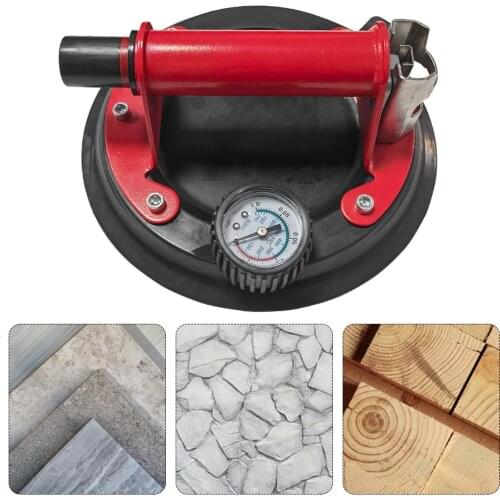 8" Glass Suction Cup 150kg Load Capacity Vacuum Panel Lifter Industrial Glass Sucker Carrier Granite Lifting Window Replacement