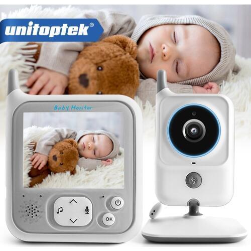 VB607 Wireless 3.2 Inch LCD Audio Video Baby Monitor Radio Nanny Music Intercom IR Portable Baby Camera Walkie Talkie Babysitter