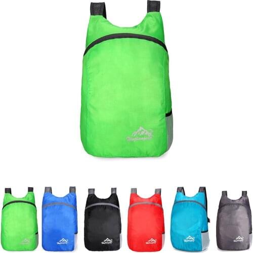 Water-resistant Bicycle Bag 20L Outdoor Folding Rucksack Cycling Backpack Mountain Bicycle Travel Hiking Camping Water Bag 2021