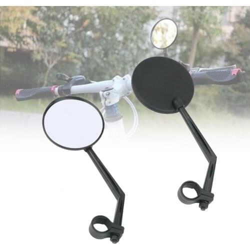 Scooter Rearview Mirror MTB Road 1PC Adjustable Convex Reusable Cycling Equipment Rotatable Bicycle Handlebar Mirrors