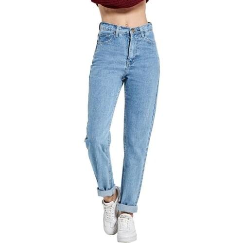 2021 New Summer Pants Vintage High Waist Woman Boyfriends Womens Jeans Full Length Mom Jeans Cowboy Denim Pants Vaqueros Mujer