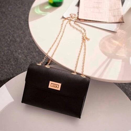 Ladies Shoulder Small Luxury Clutch Belt Letter Wallet Cell Phone Ladies Casual Small Messenger Bag Leather Bag