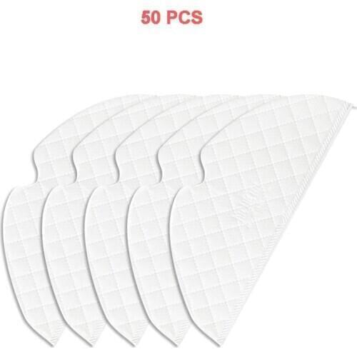 10/30/50 PCS Disposable Wipes Mops Robot Sweeper Accessories Replacement For Xiaomi 1C F9 vacuum cleaner
