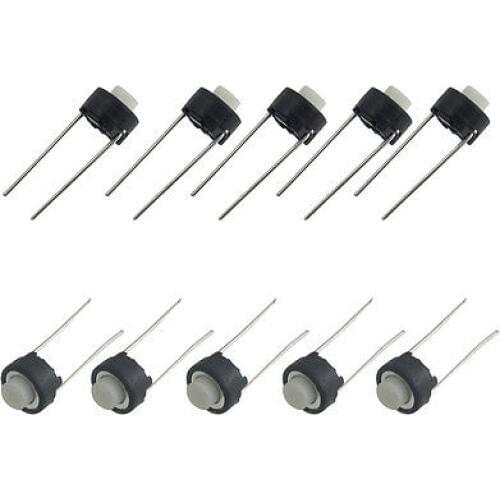 10 x 2 Pins Momentary Tact Tactile Push Button Switches 6 x 5mm