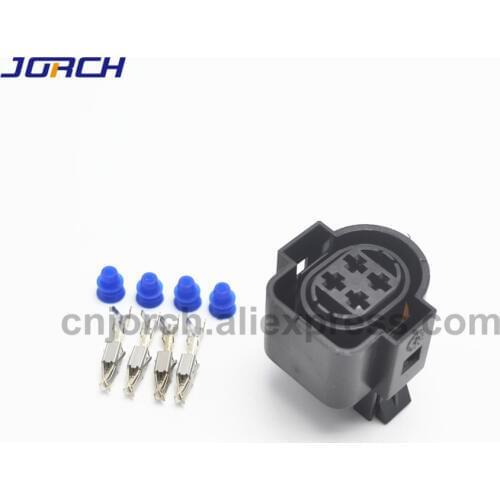 5sets 4pin VW auto waterproof housing plug 1H0973734 wiring harness cable connector 1H0 973 734