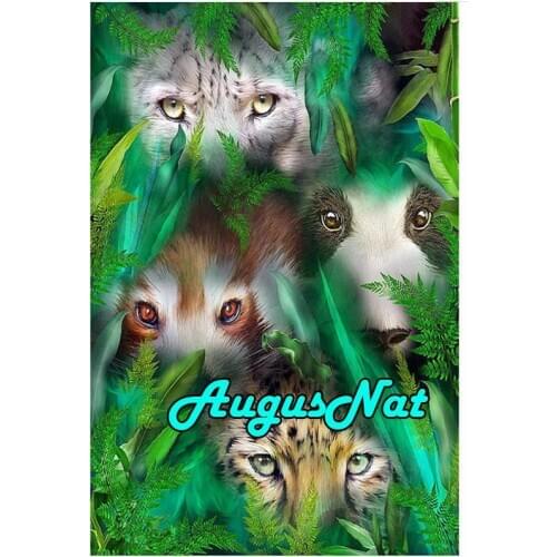 Tigers diamond painting animal dimond embroidery full diamant rhinestone picture jungle oil paint by number crystal poster decor