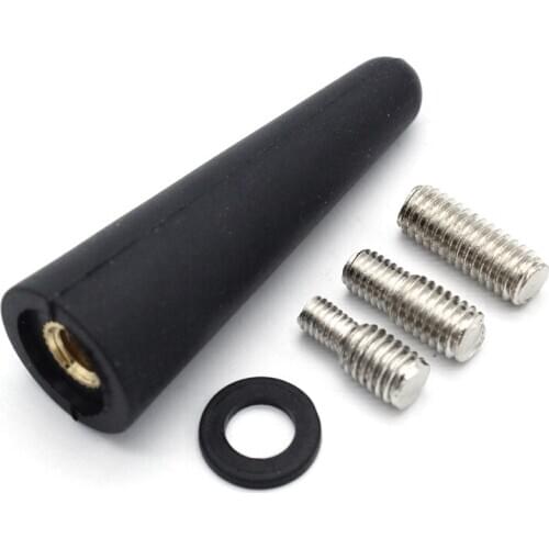 Car Antenna 5cm Short Rod Roof Antenna Radio M4 M5 M6 Thread Adapter Stereo AM FM KFZ Antenna