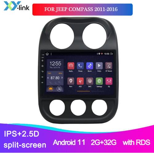 10 inch Android 8.1 Car multimedia Player gps Navigation system for Jeep COMPASS 2011-2016 auto radio Audio can bus no 2 din dvd