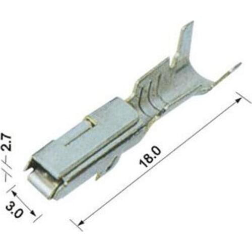 Free shipping DJ621-2.2A Crimp Terminal Female Spade Connector 200pcs