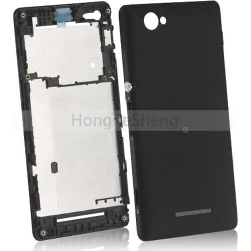 OEM Full Housing Front Housing Back Cover Battery Cover for Sony Xperia M Black C1905 C1904