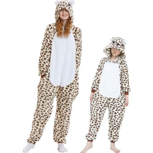 Unisex Blanket Sleepers Kids Pajamas Children Animal Leopard Bear Cartoon Onesies Baby Costume Winter Boy Girl Licorne Jumspuit