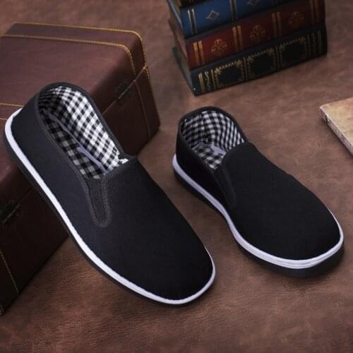 HKXN 2020 Summer New Mens Shoes Old Beijing Cloth Shoes Casual Shoes Resistance To Breathable Mens Leisure Shoes Y