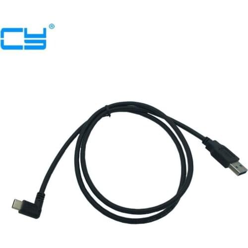 USB Type-A Male to USB3.1 Type-C Male Up/Down Angle USB Data Sync & Charge Cable type c Cord Connector adapter 1m 3ft 100cm