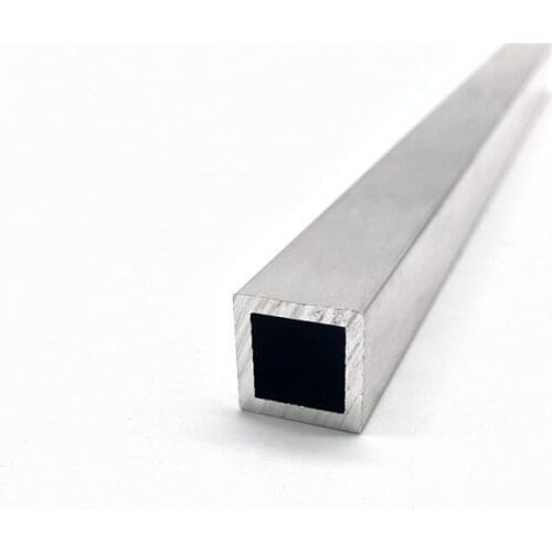 15mm*15mm*2mm square tube aluminum alloy hollow pipe rectangle straight duct vessel 100/200/300/400/500/550mm length