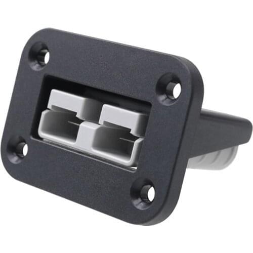 Flush Mount 50 Amp Anderson Plug Mounting Bracket Panel Cover for Caravan Camper Boat Truck