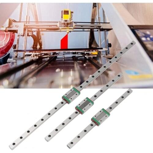 MGN12 MGN12H Guide Sliding Block Miniature Strong Bearing Bearing Steel High Hardness Linear Slide Rail for 3D Printer