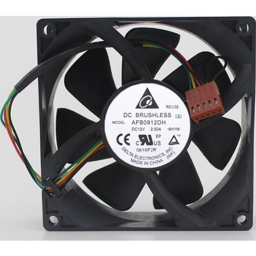 Original 9025 9 cm double ball 12V2.5A violent fan AFB0912DH