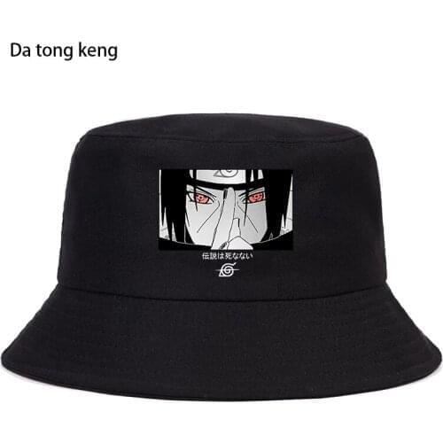 Hot Japanese Anime Summer Hat Women Men Panama Bucket Cap The Design Flat Visor Harajuku Bucket Hat Fisherman Hat