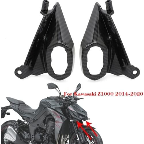 Motorcycle Front Turn Light Upper Cowl Nose Fairing Cover Frames For Kawasaki Z-1000 Z1000 2014 2015 2016 2017 2018 2019 2020