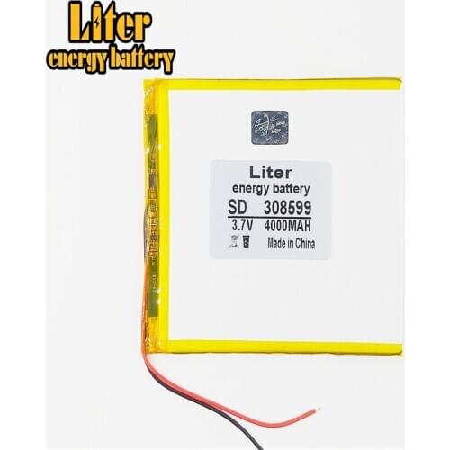 Tablet pc 3.7V,4000mAh (polymer lithium ion battery) Li-ion battery for tablet pc 7 inch 8 inch 9inch [308599]
