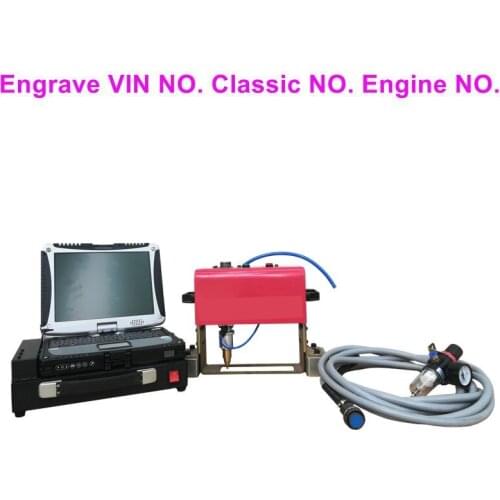 Portable Metal Marking Machine Handheld Engraving Machine pneumatic metal engraving marking machine with thorx6 software 14040