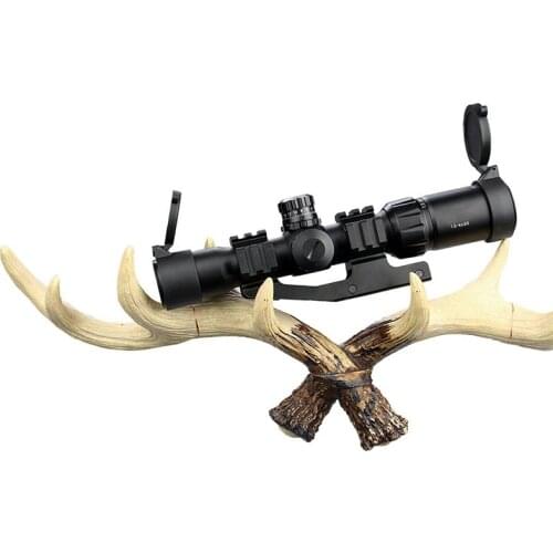 PPT Tactical Hunting optics rifle sight red / green / blue illuminated 1.5-4X30 hunting rifle scopes for airsoft gun GZ1-0246