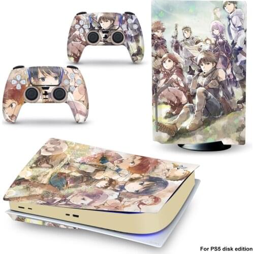 Man Style PS5 Disc Edition Skin Sticker for Playstation 5 Console & 2 Controllers Decal Vinyl Protective Skins Style 1