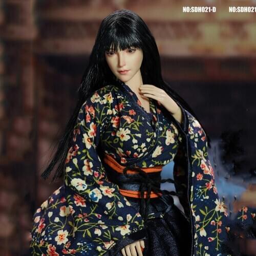 SUPER DUCK 1/6 Scale SDH021 European Beauty Female Head Sculpt with Changable Elf Ear for Pale Skin Body Figures