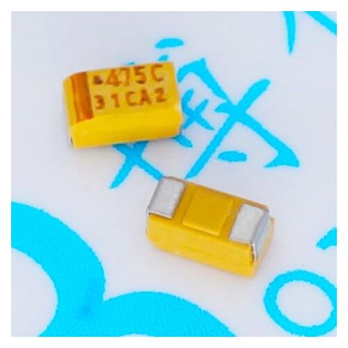 SMD Tantalum Capacitor Type A 16V4.7UF 475C A3216 Type A 1206 Yellow 7343 D type 10V 470UF printing 477A original spot