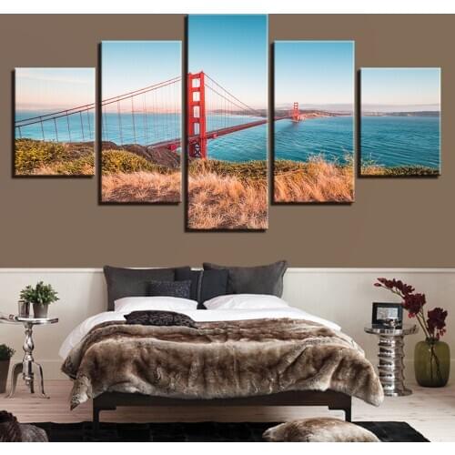 World Famous Architecture Beauty HD Five Wall Painting Decorative Painting Anime Posters Wall Decor Anime Decor Room Decor