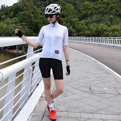SPEED PEAK Cycling jersey Summer Clothing 2021 Mountain Shirt Women 100% polyester mountain Bicycle White Quick dry