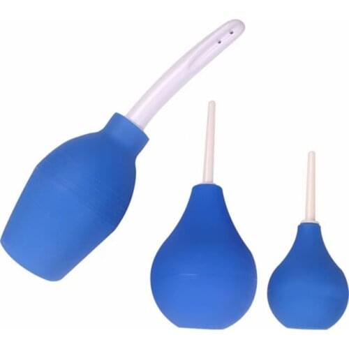 1PC Enema Cleaning Container Vagina Anal Cleaner Douche Bulb Design Medical Rubber Health Hygiene Tool Sex Toys For Woman/Man